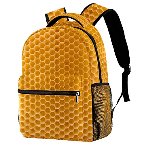 Sac à dos de voyage enfant avec porte-bouteille léger jaune fille garçon
