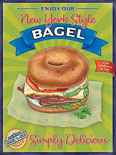 The Original Metal Sign Small (150 x 200mm) - New York Style Bagel