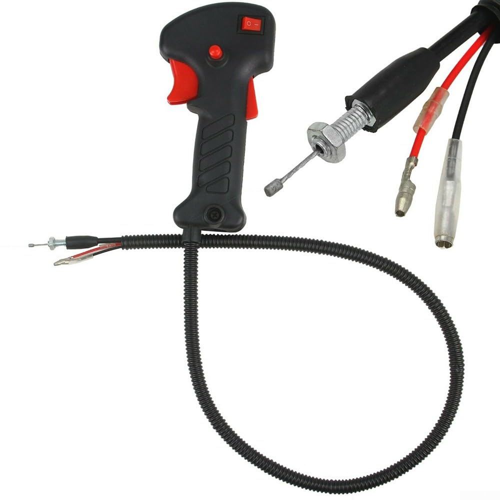 SPORTARC Trimmer Handle Switch Throttle Trigger Cable Trimmer Brush Brush Handle Switch Throttle Trigger Cable 19mm Handle Switch