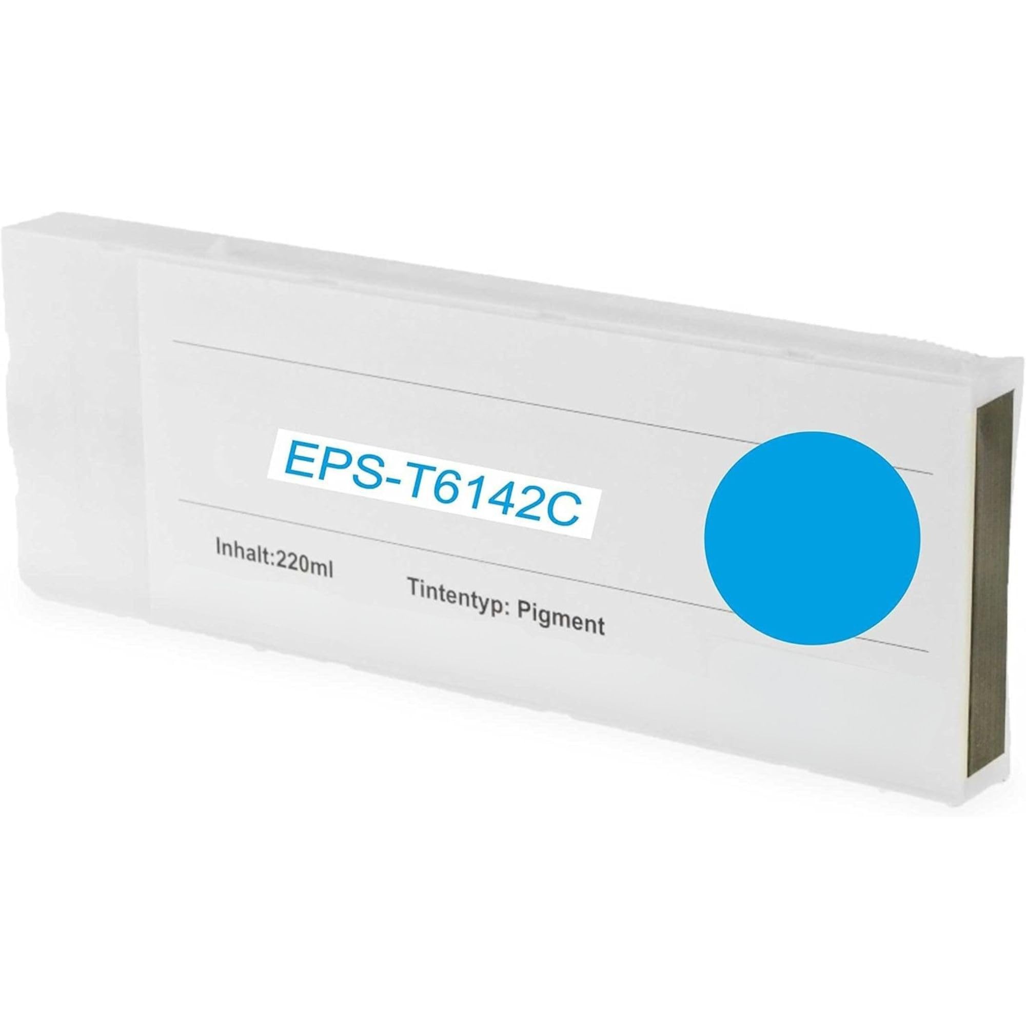 SIMPLETEK Toner Cyan (T6142), kompatybilny z Epson Stylus Pro 4000, 4400, 4450, 4800, 4880, 7600, 9600, 220 ml do plotera