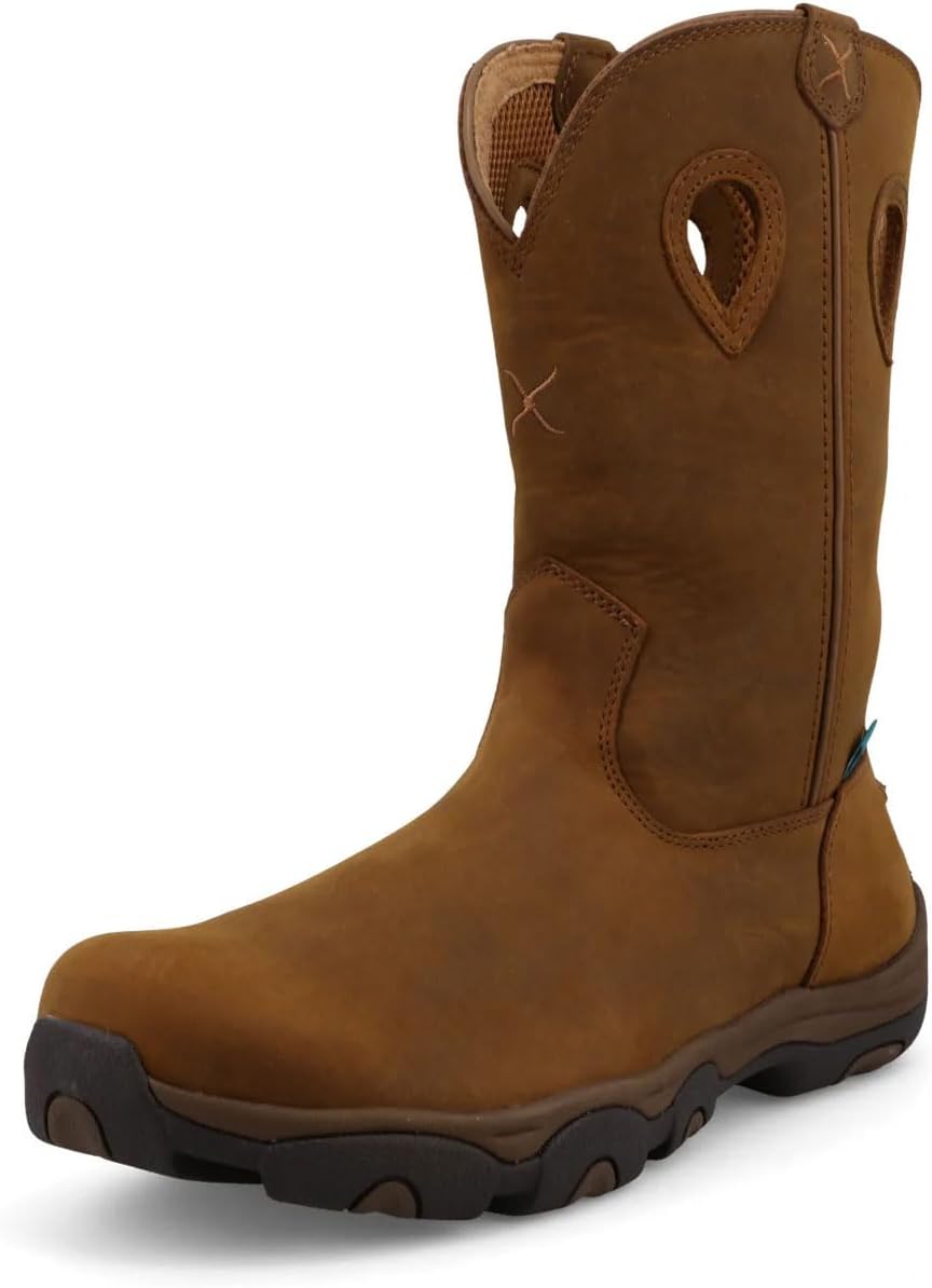 Men's 11" Pull On Hiker Boot, Moc Toe