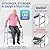 Raised Toilet Seat with Handles - Toilet Seat Risers for Seniors with 2 Padded Seats, Stand Alone Elevated Commode Chair for Toilet with Arms, Adjustable Elongated Standard Safety Elderly Potty Chair