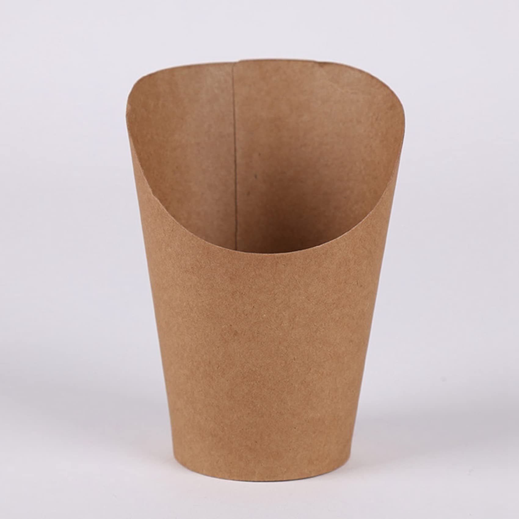 Bicchieri di carta kraft usa e getta per cottura, 300 ml, 500 pezzi, ideali per torte, bignè, patatine fritte e snack, sicuri per alimenti, resistenti al grasso, design ecologico