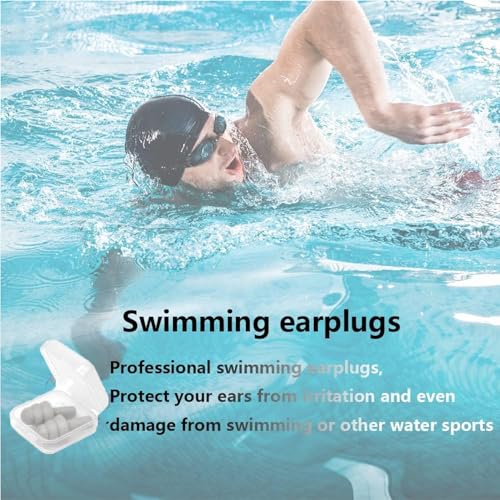 Image of Earplugs for Sleeping Noise Cancelling, Reusable Ear Plugs- Super Soft, Silicone Ear Plug, for Sleeping 8 Pairs, Swimming, Snoring, Concerts, Work, Noisy Places (8 Colors)