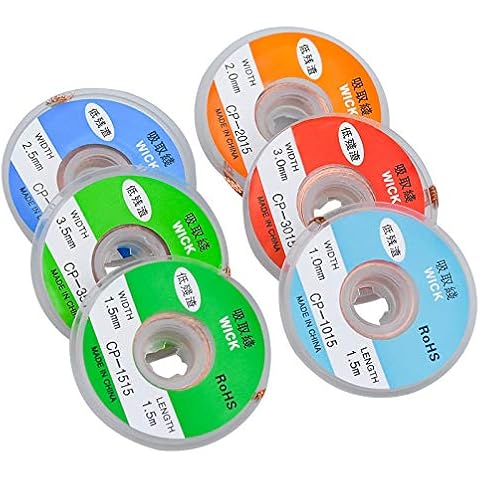 Winfred 6 Pcs Malla Desoldar TU-3015 Cover
