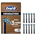 Oral-B Testine Di Ricambio Pro Cross Action Black per Spazzolino Elettrico Ricaricabile Oral-B PRO, Confezione da 10 Testine di Ricambio Nere con Indicatore di Utilizzo