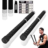 X2 Ropeless Battle Ropes Adjustable Weight - Wrist Friendly Structure, Stackable Add-On Weights, Rope & Bar Dual Forms Transformable, Professional Cordless Battle Ropes