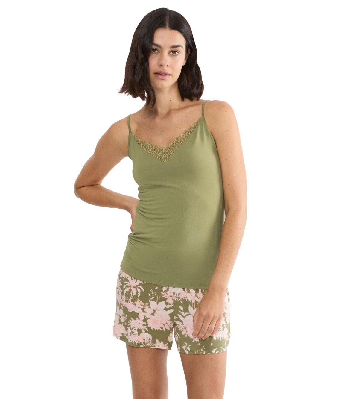 Triumph Women's Aura Spotlight Camisole cami Shirt, Olive Gold, 12