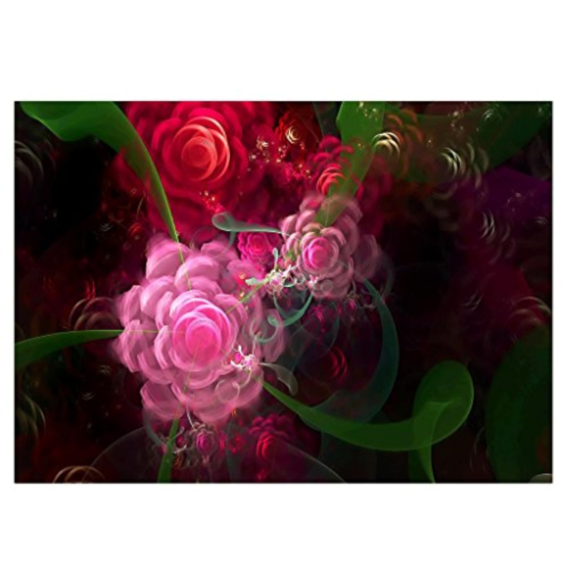 DIY 5D Diamond Embroidery Painting Kit, Flower Design