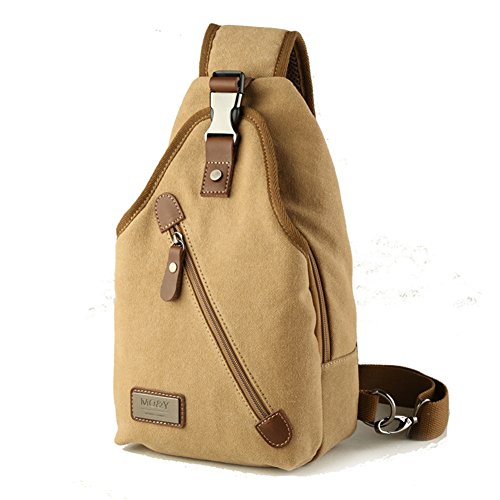 Sac à bandoulière messenger en toile style coréen pour étudiant