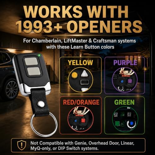 2 for LiftMaster Chamberlain Craftsman Garage Door Opener Remote Detail