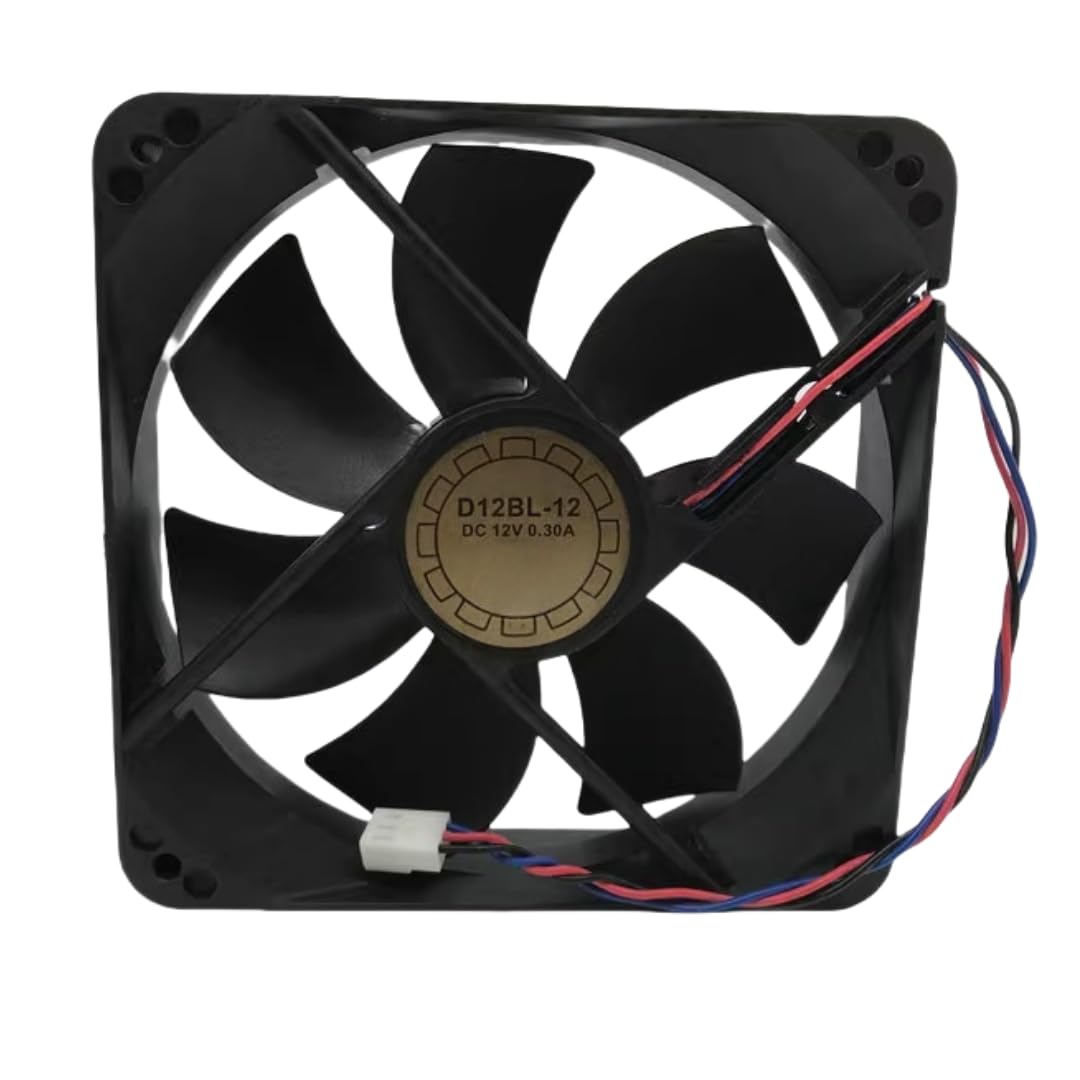 CZVJUKBYP D12BL-12 DC12V 0.30A 12025 Cooling Fan 120x120x25MM