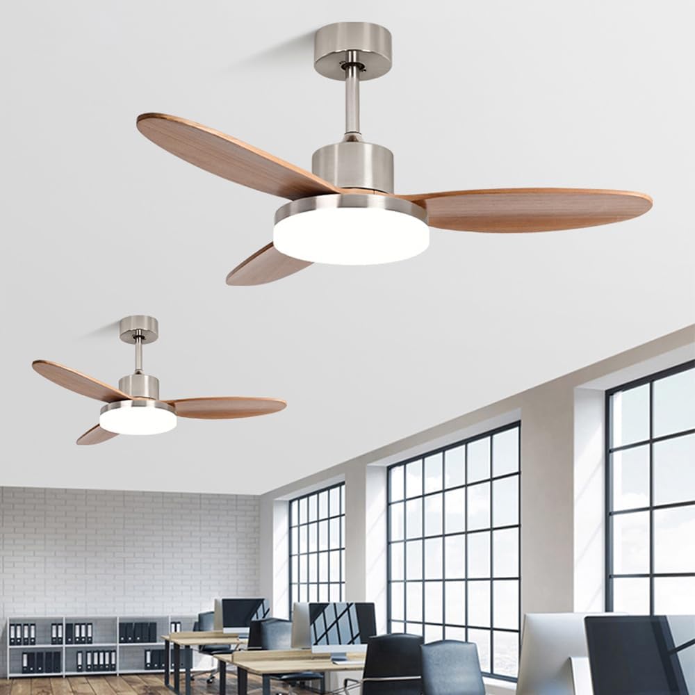 Ceiling Fan With Light Farmhouse Ceiling Fan With Light And Remote Flush Mount Ceiling Fans With 6 Speed Reversible 3 Blades Ceiling Fans Lighting For Living Room Bedroom Ceiling Fans Pendant Lights