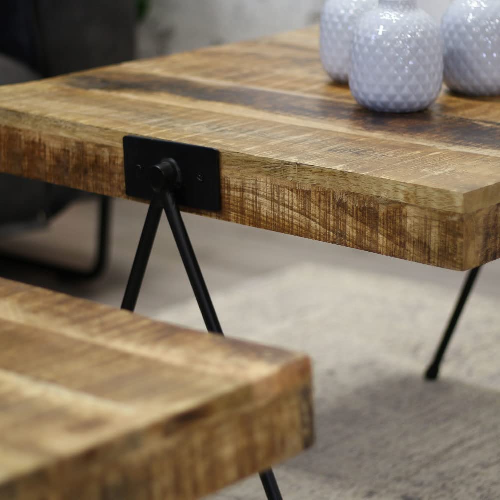 FurnwiseIndustrial Coffee table Philip (set of 2)