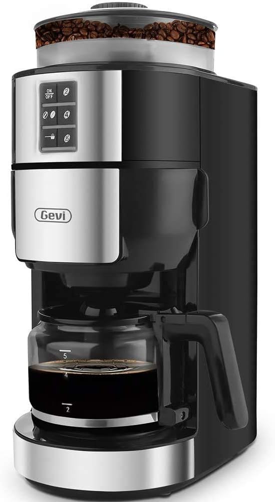 Gevi Coffee Maker 12 Cup, Programmable Drip Coffee Machine with Coffee Pot and Filter for Home and Office ,Red