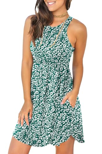 Image of HiMONE Vacation Dresses for Women 2025 Summer Dress Women's Casual Sundresses Casual Beach Petite Sun Dress XS-2XL