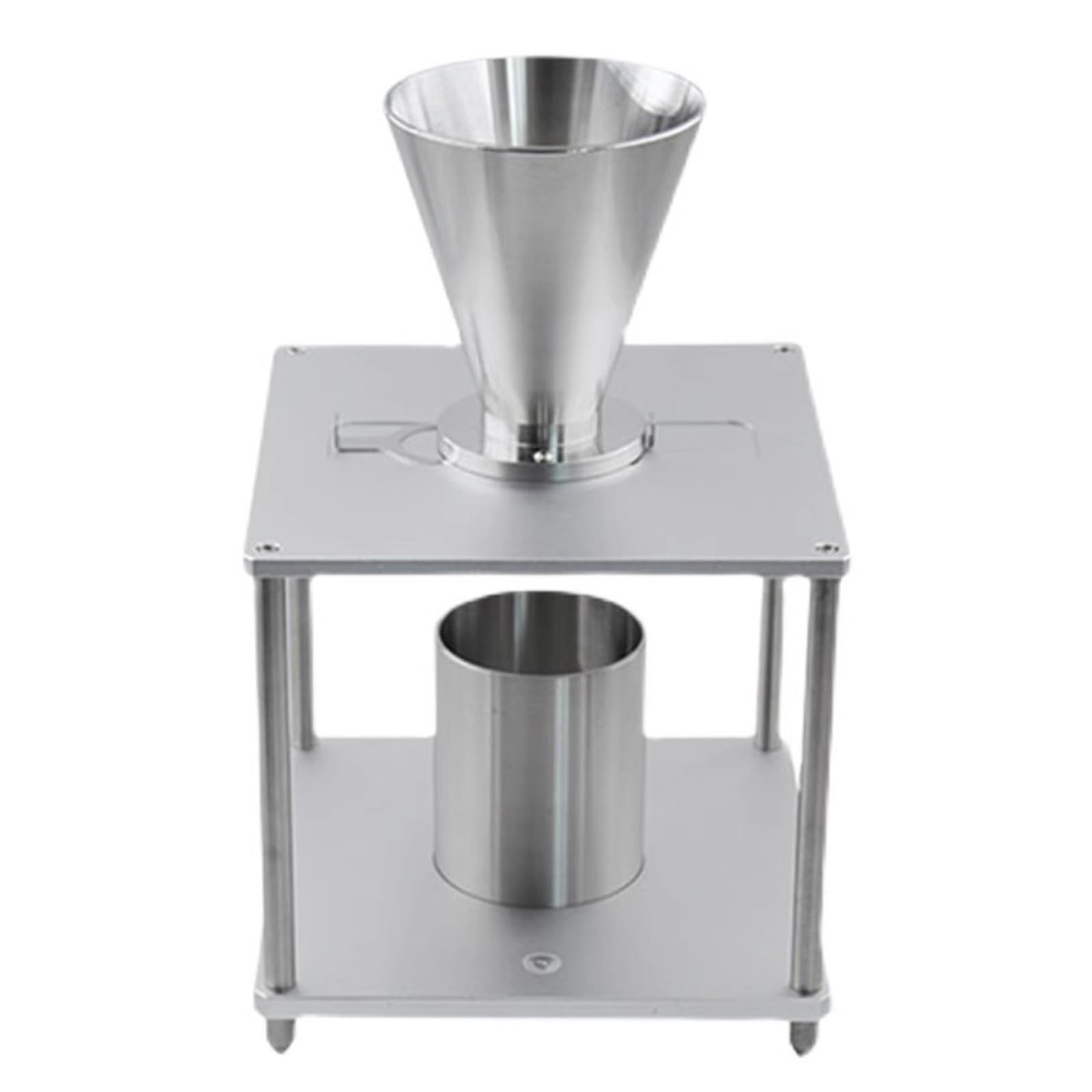 Tester gęstości objętościowej, naturalny wolumetr akumulacji z lejkiem stożkowym, wylot 30 mm, kubek pomiarowy 500 ml, miernik gęstości proszku ze stali nierdzewnej