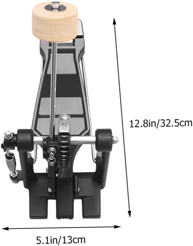 Pedal de Bombo con Maza de Fieltro único para Batería miniatura 2