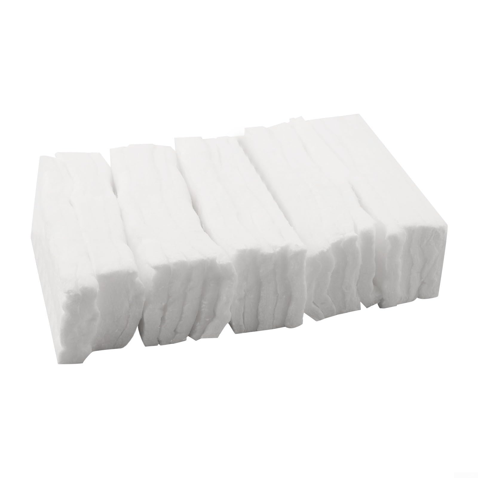 Honseadek Cotone ignifugo per braciere, 11,9 x 5,1 cm, ricambio per stoppino per braciere, inserto in spugna per camino, confezione da 25 pezzi, cuscinetto in fibra di lana resistente al calore, da