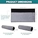 2 Pcs Small Armrest Pads Covers - Widened Self-Adhesive Straps Comfortable and Protective for Toilet Handle, Office Chairs, and Armrest Chairs Comfort Padding Pressure (Size：S)