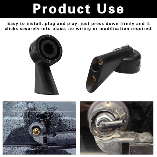 6 Stück Hinten Scheibenwaschdüse, Hinten Wischerdüse Heckscheibenwischer Düse für Audi A1 A3 A4 RS3 RS4 Q7 8K9955985A Autozubehör, Heckspritzdüse Scheibenwasch Düsen