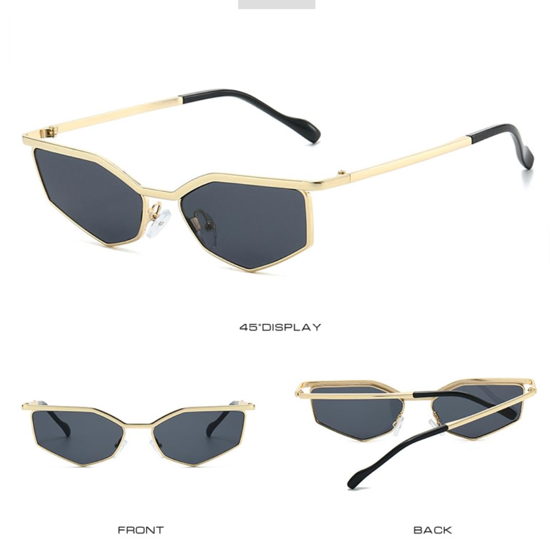 Gafas de sol metálicas a la moda