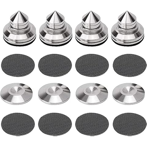 Pieds de haut-parleur Brollitest en acier inoxydable Cover