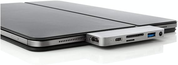 Targus HyperDrive 6-in-1 USB-C Hub for iPad Pro/Air - Silver, (HD319B)