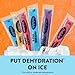 Pedialyte Electrolyte Solution Freezer Pops, Hydration Variety Pack— Grape, Blue Raspberry, Cherry, Orange, Pack of 16