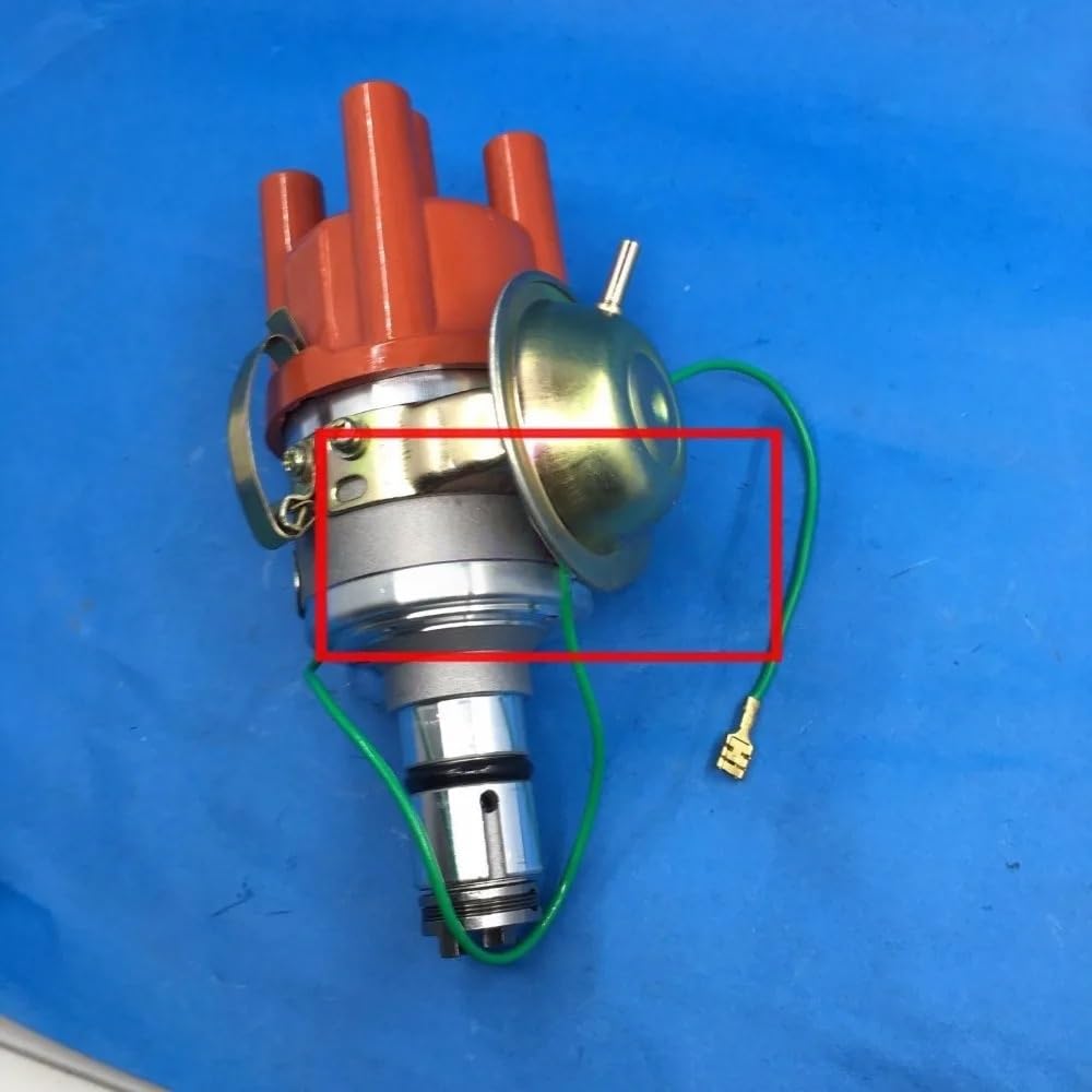 Distribuidores de combustible Distribuidor de punto de encendido 043905205N 023117602B Compatible con VW Beetle Bug Compatible con Audi Distribuidor electrónico