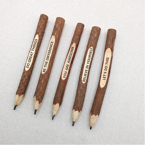 Lápices de Madera Naturales 12 Pack Inspiracional miniatura 2