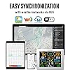 Sainlogic Estación meteorológica WiFi con pantalla grande de 8.3 pulgadas, sistema de monitoreo remoto para interiores y exteriores, medidor de lluvia y medidor de viento de temperatura, Wunderground #4