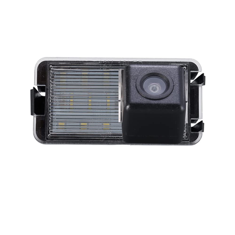 HD Luz de matrícula 170 Gran Angular Vista Posterior Cámara Marcha atrás Compatible con Seat Altea/Arosa/Ibiza 6L/Leon 1M/Facelift/Cordoba MK1 (6K) /Cordoba MK2(6L)/Toledo 5P