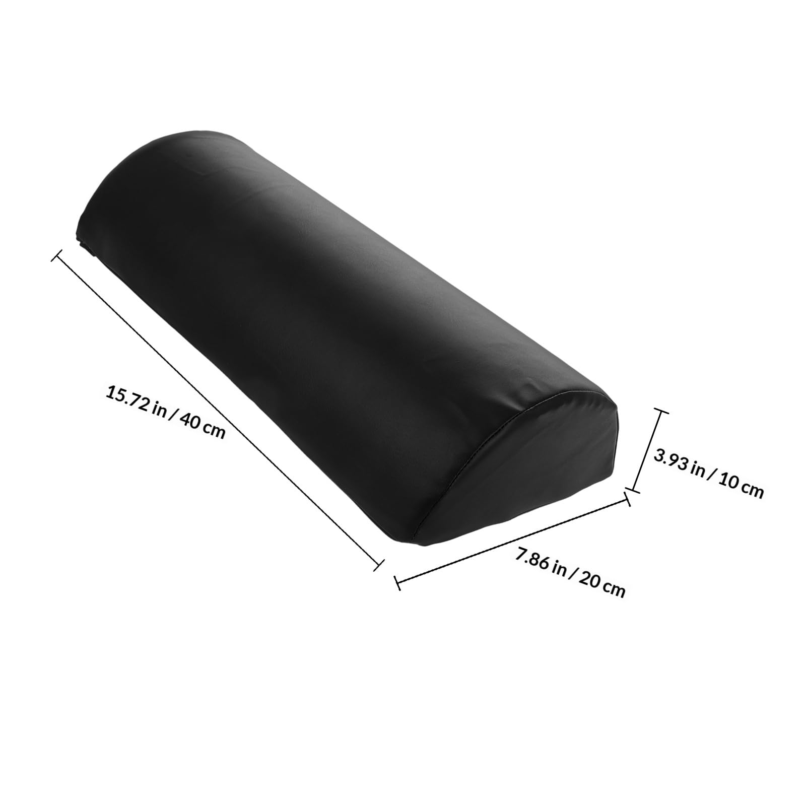 Veemoon Coussin Demi-Rond Ferme pour Table de Massage Support Confortable pour Jambes et Antidérapant Spa et Salons de