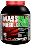 ALPHAPOWER FOOD Maas - Whey, Muscle Weight Gainer I Mega, Muskelmasse...