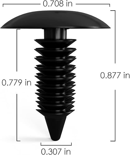 Miniatura 2 de Remaches de correa de calibre mediano de 34 pulgadas de longitud para reparación de sillas de patio, paquete de 30 (blanco)