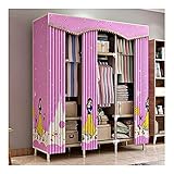 L'armoire de rangement portable est facile à assembler, ne nécessite aucun outil, est facile à déplacer et peut répondre à vos besoins de stockage à long terme.