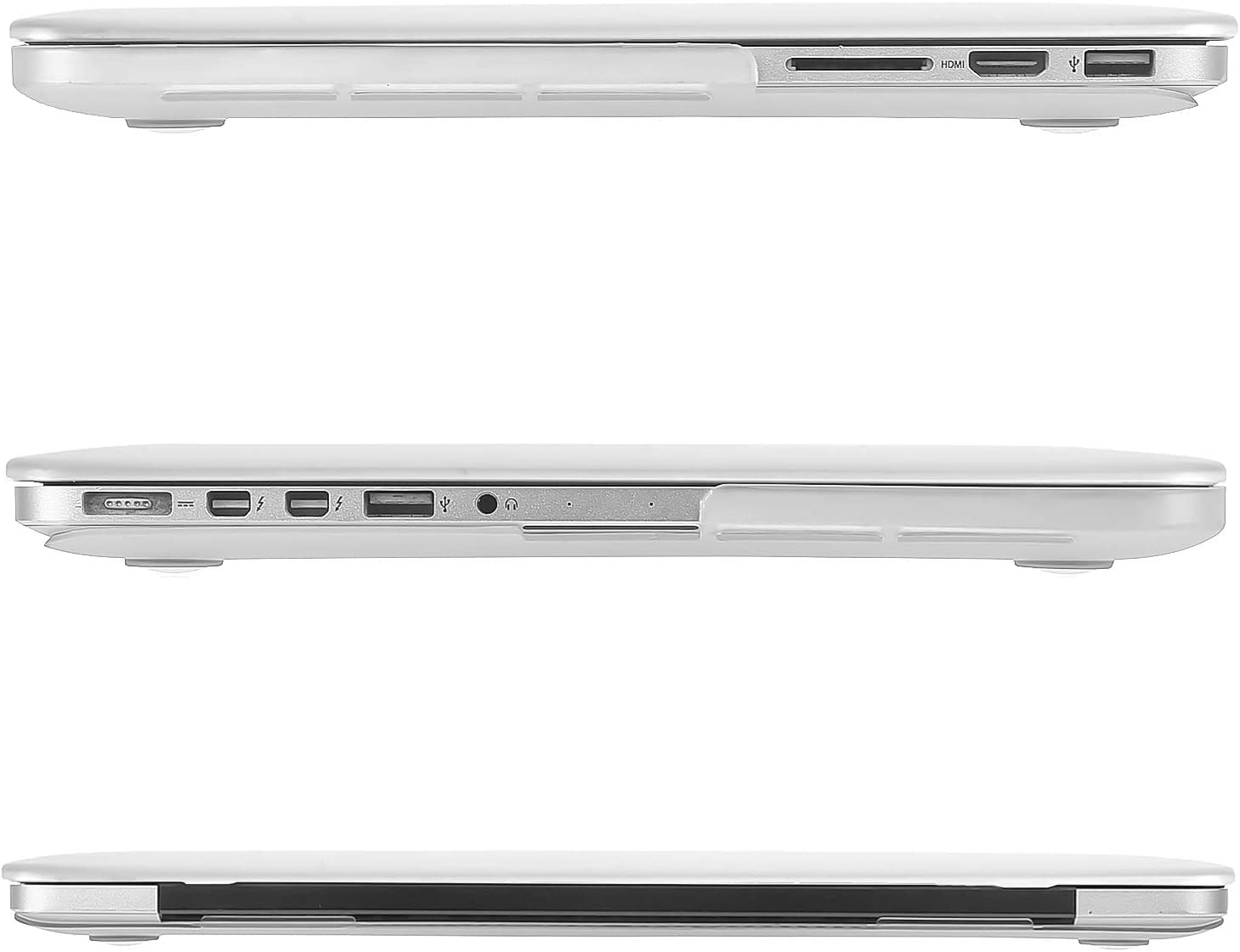 MOSISO Custodia Compatibile con MacBook Pro 13 Pollici Cover 2015 2014 2013 2012 A1502 A1425 Versione Precedente con Display Retina,Plastica Protettiva Rigida Case, Brina