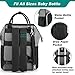 Mochila para Madre y bebé, Mochila para pañales de Gran Capacidad (con...