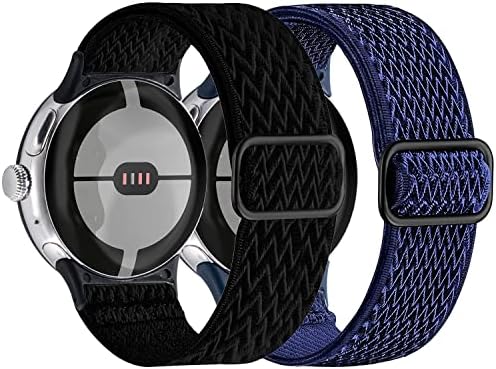 OUTPUTBT Nylon Armband 24mm Für Garmin Venu - Elastisches Sport Armband Für Damen & Herren