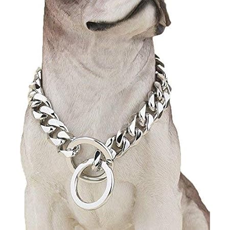 Heavy Duty Choke Cuban Chain Dog Collar 