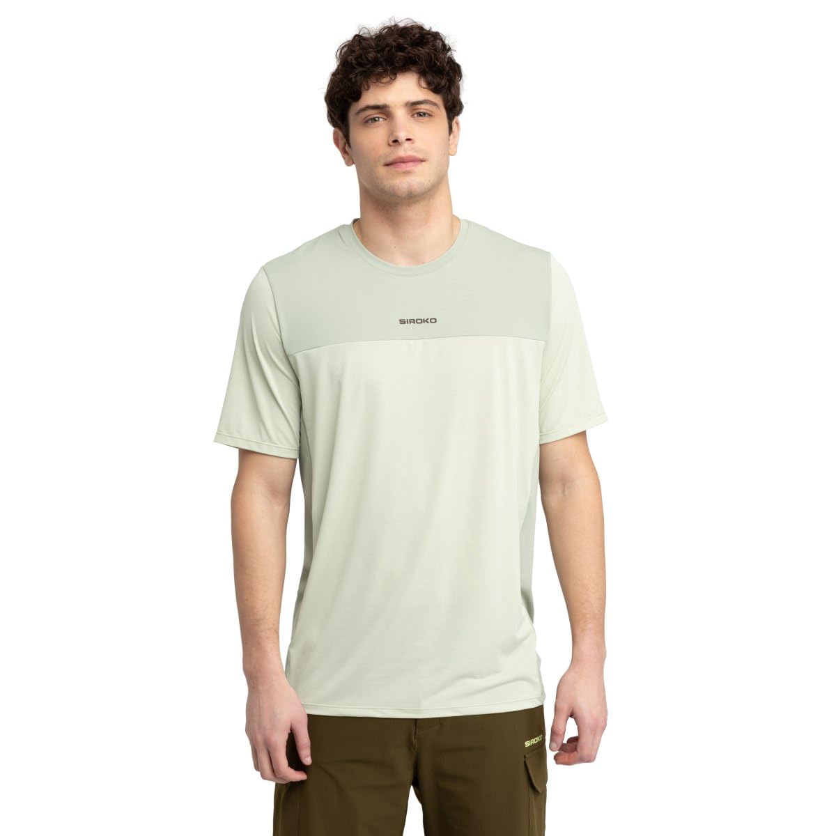 SIROKO Camiseta Manga Corta MTB Ciclismo MTB Berm Matcha Verde