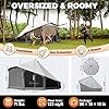 KingCamp Canvas Bell Tent for Camping, 4 Seasons Camping Yurt Tent, with Stove Jacks, Luxury Glamping Waterproof and Breathable Tents for Family Camping Outdoor Hunting Party - Image 4