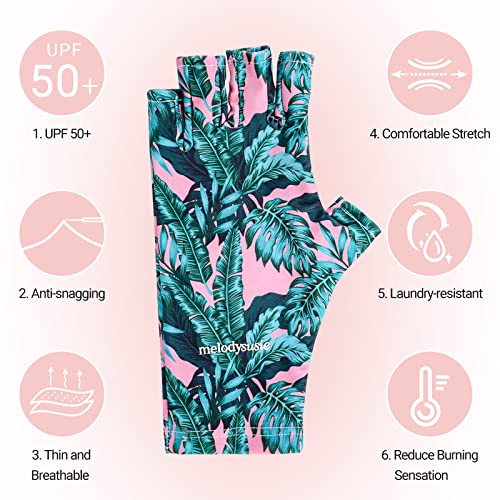 Melodysusie Uv Glove For Gel Nail Lamp, Professional Upf50+ Uv Protection Gloves For Manicures, Nail Art Skin Care Fingerless Anti Uv Glove Protect Hands From Uv Harm #TOP6