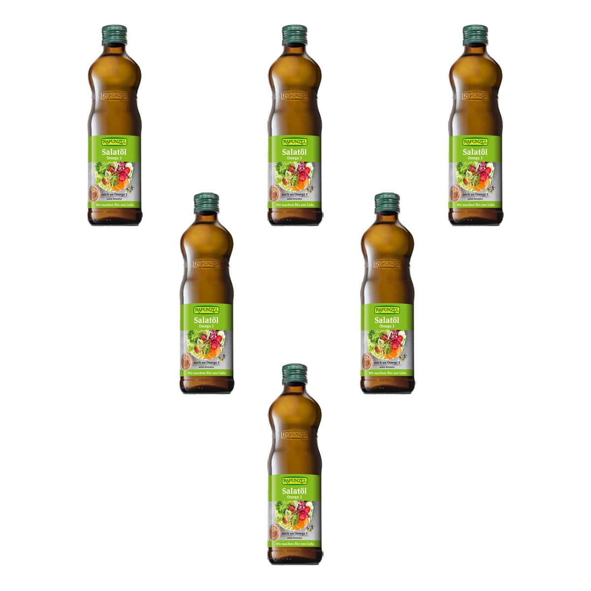 Rapunzel - Salatöl Balance - 0,5 l - 6er Pack