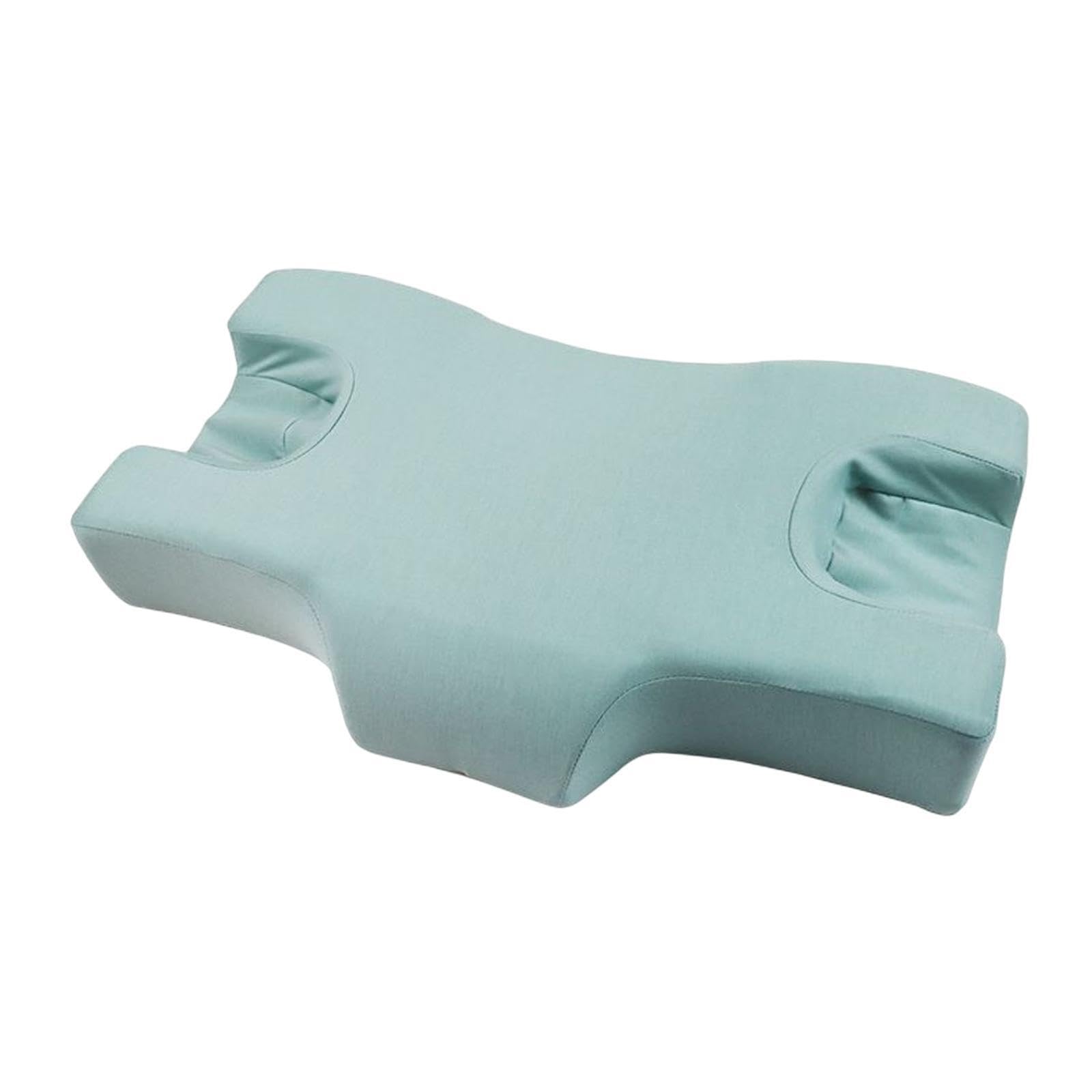 Zambuph Green Cervical Pillows Designed To Support Back Sleepers With Memory Foam Technology Providing Optimal Head Neck And Shoulder Support Memory Foam Beauty, 62X38x10cm