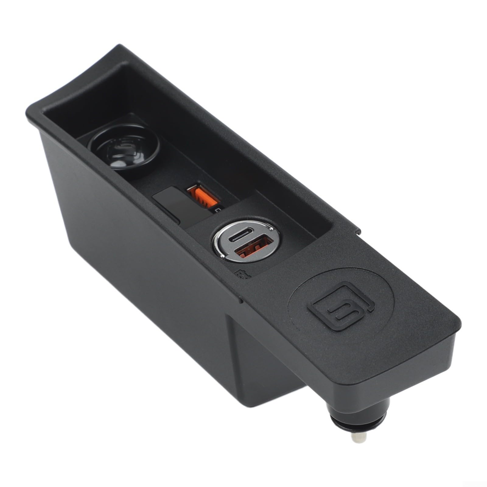 Kfz-Ladebuchse, 12 V, Dual-USB, LED-Spannungsanzeige, Schnellladeadapter, integrierte Sicherung, sichere Stromversorgung, für Passat B6 B7 CC