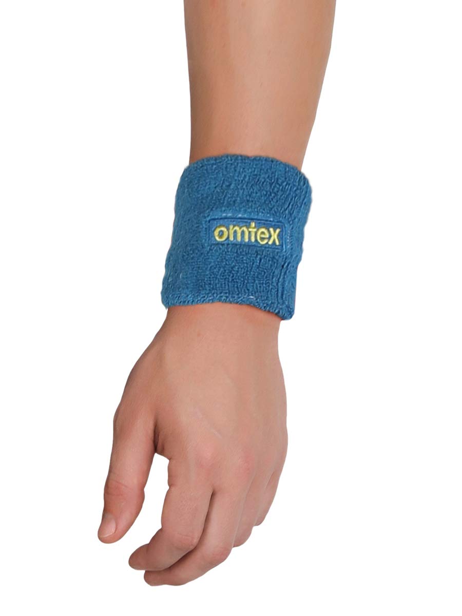 Omtex Wrist Band Soft, Stretchable and Super Absorbent Material Ideal for All Sports - 3 inches - Sky Blue (B07T3379BC) Amazon Price History, Amazon Price Tracker