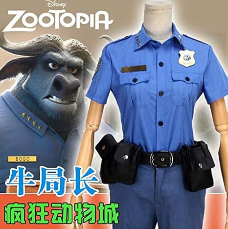 Amazon ディズニー Disney ズートピア Zootopia ボゴ署長 Chief Bogo 映画ver コスプレ衣装 オーダーメイド コスプレ 仮装 通販