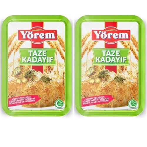 By Pufai Grocery, Kataifi Hilos de pastelería Kadayif Dubai Chocolate Kadaifi 400 gramos x 2 paquetes